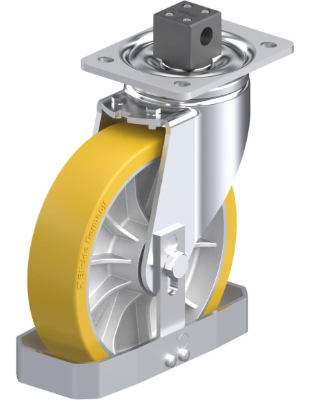 LH-ALTH 202K-CS13-FS poliuretano ratukas su stabdžiais