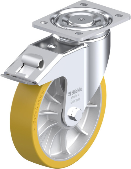 LH-ALTH 202K-FI poliuretano ratukas su stabdžiais