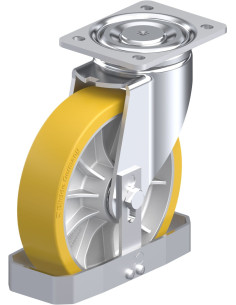 LH-ALTH 202K-FS poliuretano pasukamas ratukas 200 mm