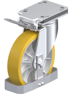 LH-ALTH 202K-IS-FS poliuretano ratukas su stabdžiais