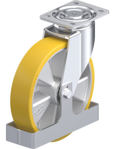 LH-ALTH 250K-FS poliuretano pasukamas ratukas 250 mm