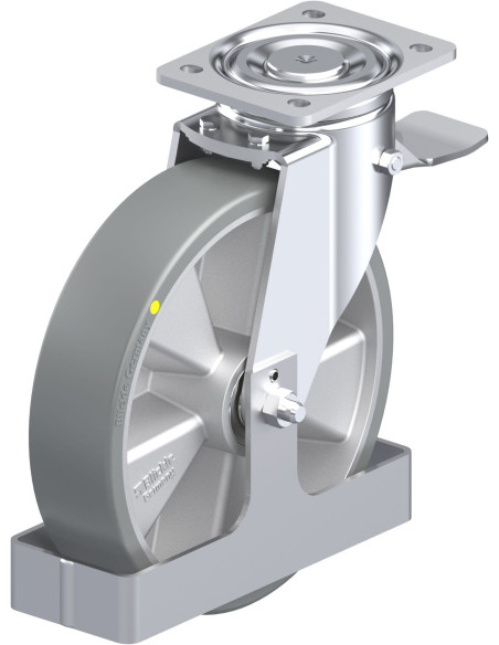 LH-ALTH 250K-ST-AS-FS antistatinis poliuretaninis ratukas