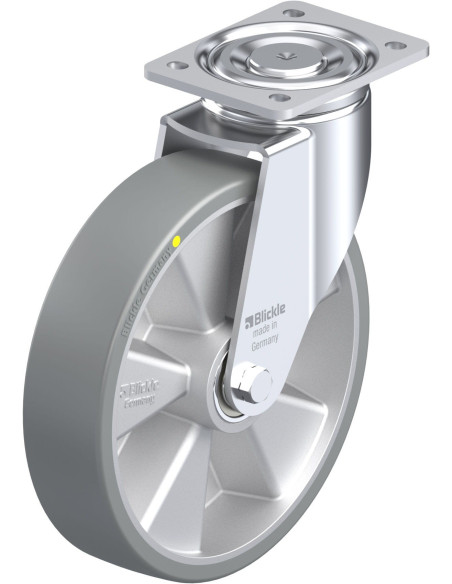 LH-ALTH 252K-AS antistatinis poliuretaninis ratukas 250 mm