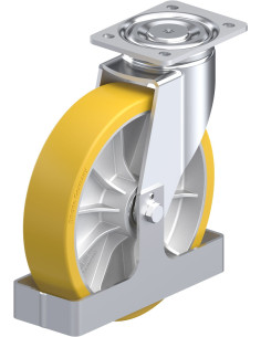 LH-ALTH 252K-FS poliuretano pasukamas ratukas 250 mm