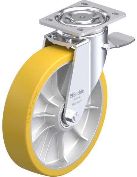 LH-ALTH 252K-ST poliuretano ratukas su stabdžiais