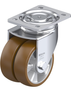 LHD-ALB 125K poliuretano ratukas dvigubas pasukamas