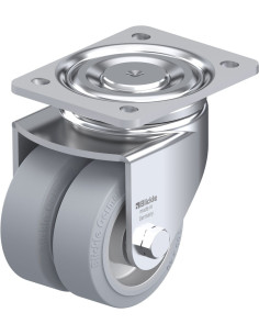 LHD-ALEV 100K-SG dvigubas pasukamas ratukas su guma