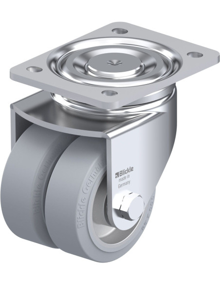 LHD-ALEV 100K-SG dvigubas pasukamas ratukas su guma