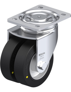 LHD-ALEV 125K-EL - Antistatinis dvigubas pasukamas ratukas