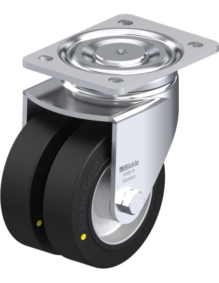 LHD-ALEV 125K-EL - Antistatinis dvigubas pasukamas ratukas