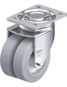 LHD-ALEV 125K-SG dvigubas pasukamas ratukas su guma