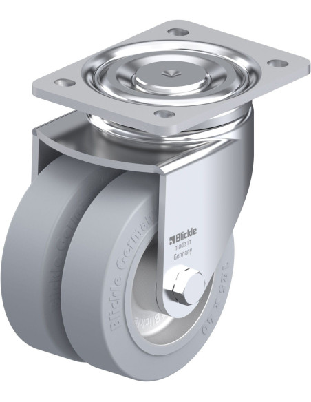 LHD-ALEV 125K-SG dvigubas pasukamas ratukas su guma