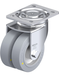 LHD-ALEV 125K-SG-AS antistatinis dvigubas pasukamas ratukas