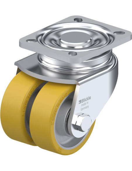 LHD-ALTH 80K poliuretano ratukas su aliuminio centru