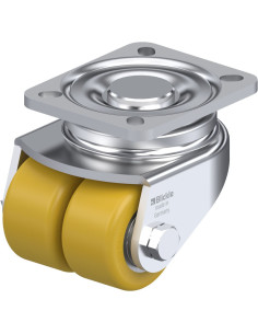 LHD-VSTH 60K poliuretano dvigubas pasukamas ratukas