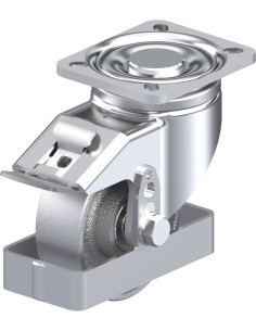 LH-G 100K-1-FI-FS pasukamas ratukas su stabdžiais