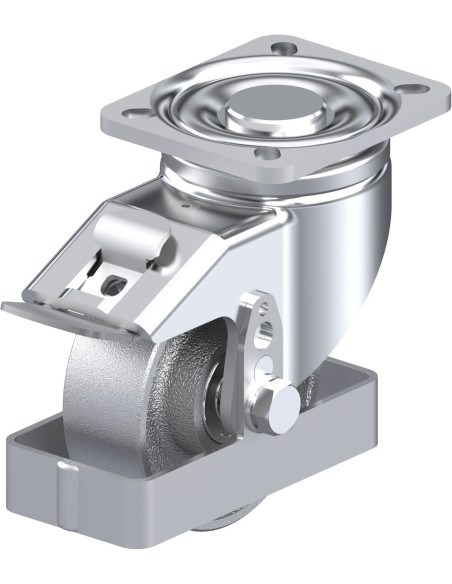 LH-G 100K-1-FI-FS pasukamas ratukas su stabdžiais