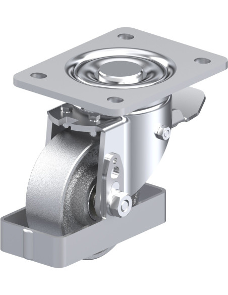 LH-G 100K-3-ST-FS pasukamas ratukas su stabdžiais