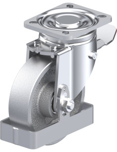 LH-G 125K-1-ST-FS pasukamas ratukas su stabdžiais