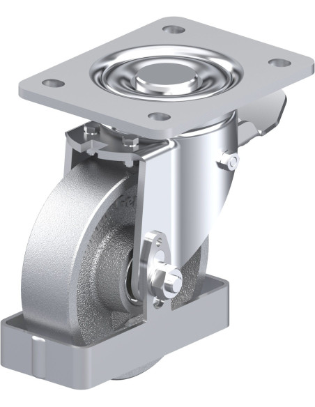 LH-G 125K-3-ST-FS pasukamas ratukas su stabdžiais