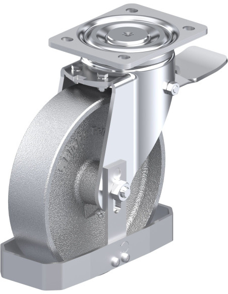 LH-G 200G-ST-FS pasukamas ratukas su stabdžiais