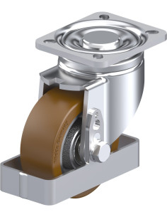 LH-GB 100K-1-FS poliuretano pasukamas ratukas 100 mm