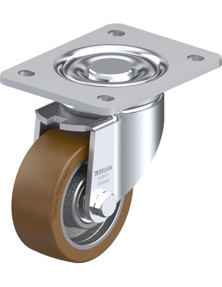 LH-GB 100K-3 poliuretano pasukamas ratukas 100 mm