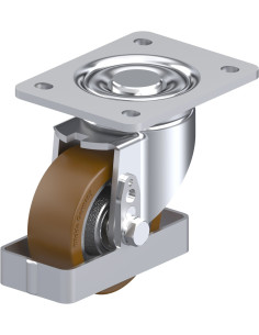 LH-GB 100K-3-FS poliuretano pasukamas ratukas 100 mm