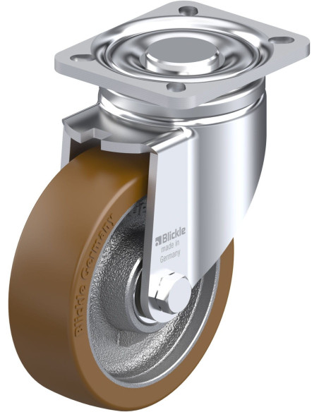 LH-GB 125K-1 poliuretano pasukamas ratukas 125 mm