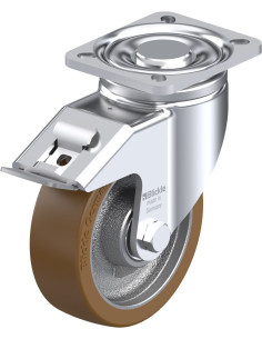 LH-GB 125K-1-FI poliuretano ratukas su stabdžiais