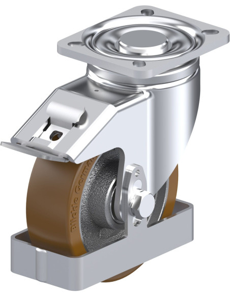 LH-GB 125K-1-FI-FS poliuretano pasukamas ratukas su