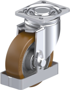 LH-GB 125K-1-FS poliuretano pasukamas ratukas 125 mm