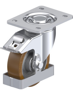 LH-GB 125K-3-FI-FS poliuretano pasukamas ratukas su