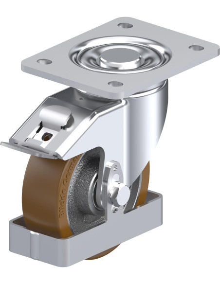 LH-GB 125K-3-FI-FS poliuretano pasukamas ratukas su