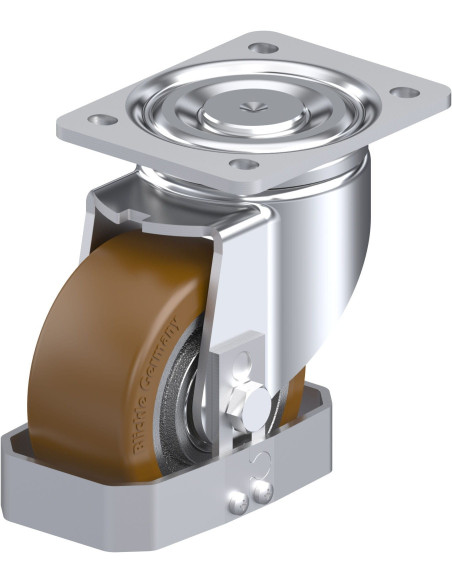 LH-GB 128K-FS poliuretano pasukamas ratukas 125 mm