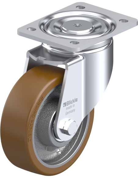 LH-GB 150K poliuretano pasukamas ratukas 150 mm