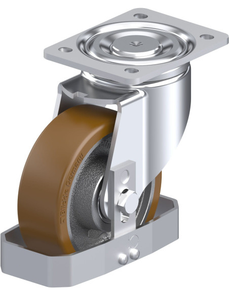 LH-GB 150K-FS poliuretano pasukamas ratukas 150 mm