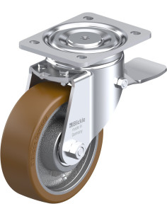 LH-GB 150K-ST poliuretano ratukas su stabdžiais