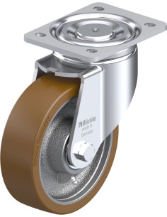 LH-GB 160K poliuretano pasukamas ratukas 160 mm