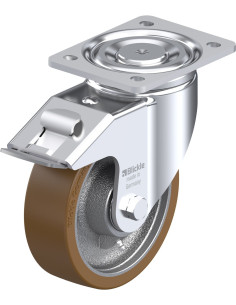 LH-GB 160K-FI poliuretano ratukas su stabdžiais