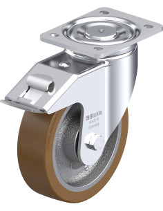 LH-GB 180K-FI poliuretano ratukas su stabdžiais