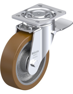 LH-GB 180K-ST poliuretano ratukas su stabdžiais