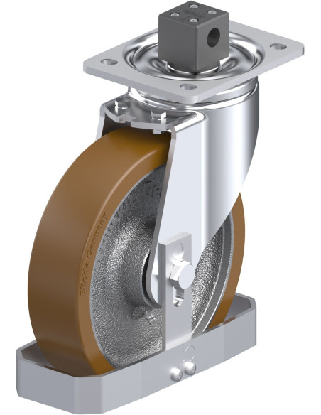 LH-GB 200K-CS13-FS poliuretano ratukas su stabdžiais