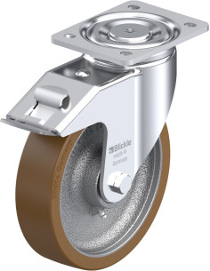 LH-GB 200K-FI poliuretano ratukas su stabdžiais