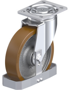 LH-GB 200K-FS poliuretano pasukamas ratukas 200 mm