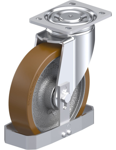 LH-GB 200K-FS poliuretano pasukamas ratukas 200 mm