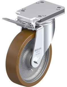 LH-GB 200K-IS poliuretano pasukamas ratukas su stabdžiais