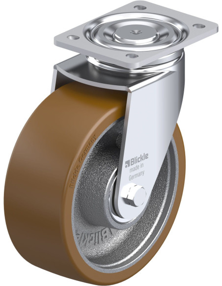 LH-GB 202K poliuretano pasukamas ratukas 200 mm