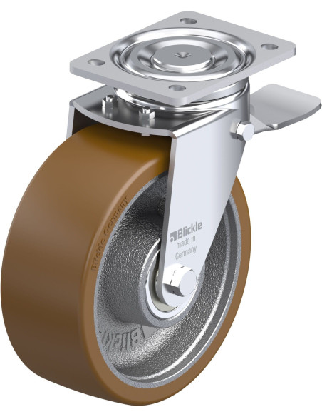 LH-GB 202K-ST poliuretano ratukas su stabdžiais