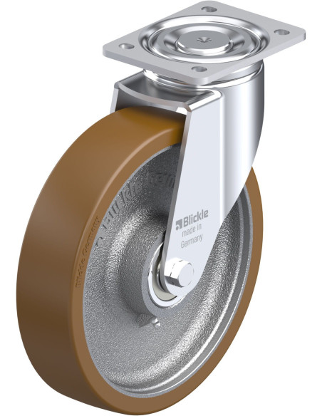 LH-GB 250K poliuretano pasukamas ratukas 250 mm